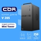 CBR Корпус mATX Minitower V205,  без БП,  1*USB 3.0,  1*USB 2.0,  HD Audio+Mic,  Handle,  каркас металл 1.8мм,   Black [PCC-MATX-V205-WPSU]