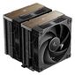 Кулер для процессора DEEPCOOL AK620 G2 LGA1851 / 1700 / 1200 / 115X / AM5 / AM4  (8шт / кор,  TDP 260W,  PWM,  DUAL Fan 120mm,  6 тепл. трубок,  Copper Base,  Wood-grain top cover,  черный) RET  (R-AK620G2-BKNNMN-GJD)