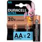 Батарейки Duracell LR6-2BL Ultra  (AA)