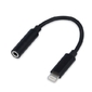 Cablexpert Переходник USB,  Lightning / Jack3.5F,  черный  (CCA-LM3.5F-01)