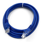 Патч-корд Buro UTP 4 пары cat5E CCA molded 2м синий RJ-45  (m)-RJ-45  (m)