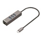ORIGO Сетевой адаптер USB-C,  3xUSB 3.0,  1x1000Base-T