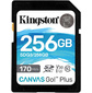 Kingston SDG3 / 256GB Canvas Go Plus 256Gb SDXC UHS-I U3 V30  (170 / 90 Mb / s)