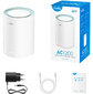 AC1200 Wi-Fi Gigabit Mesh Solution 1-Pack,  Chipset MT7621DA+MT7613B+MT7603,  Dual-Band,  867Mbps at 5GHz + 300Mbps at 2.4GHz,  802.11ac / a / b / g / n,  2 Gigabit Ethernet Ports,  4 internal antennas, MU-MIMO,  DDNS,  Zerotier / Wireguard / OpenVPN / IPSec / L2TP / PPTP VPN,  DNS over Cloudflare / Google / Quad9,  IPv6,  Seamless Roaming,  TR069 / TR098 / TR111 / TR181,  Cudy Mesh,  Cudy APP