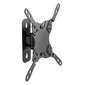 Ultramounts UM 862 Кронштейн для телевизора 13"-42" макс.20кг настенный поворот и наклон черный