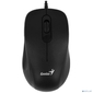Мышь DX-101,  USB,  чёрный
