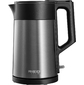 Чайник электрический Red Solution RK-M114 1.7л. 1500Вт черный / серый корпус: металл / пластик