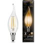 GAUSS 104801107 Светодиодная лампа LED Filament Свеча на ветру E14 7W 550lm 2700К 1 / 10 / 50