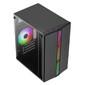 Корпус AeroCool Evo Mini-G-BK-v1 Black Mini Tower  (Micro ATX / mini-ITX,  без БП,  Steel,  Plastic,  Tempered Glass,  HD Audio,  USB 3.0x1,  USB2.0x2,  2x120mm 1x120mm-FRGB FAN )  (4711099472352)