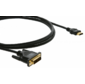 Кабель HDMI-DVI  (Вилка - Вилка),  0, 9 м
