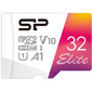 Флеш карта microSD 32GB Silicon Power Elite A1 microSDXC Class 10 UHS-I U3 100 Mb / s  (SD адаптер)