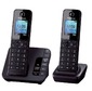 Panasonic KX-TGH222RUB Цветной,  АОН,  автоответчик,  доп.трубка в комплекте, черный
