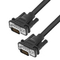 Greenconnect Кабель SVGA 1.0м чёрный,  OD6.0mm. 15M  /  15M,  28 / 28 AWG,  двойной экран  (GCR-VM2VM1-1.0m)