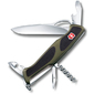 Нож перочинный Victorinox RangerGrip 61 0.9553.MC4 130мм 11 функций чёрно-зеленый