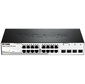 D-Link DGS-1210-20 / F1A,  L2 Smart Switch with  16 10 / 100 / 1000Base-T ports and 4 1000Base-X SFP ports. 16K Mac address,  802.3x Flow Control,  4K of 802.1Q VLAN,  802.1p Priority Queues,  ACL,  IGMP Snooping