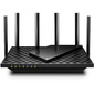 Двухдиапазонный Wi Fi 6 роутер TP-Link Archer AX73,  AX5400 до 574 Мбит / с на 2, 4 ГГц + до 4804 Мбит / с на 5 ГГц,  6 антенн,  1 гигабитный порт WAN + 4 гигабитных порта LAN,  порт USB 3.0