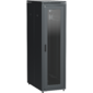 ITK Шкаф сетевой 19" LINEA N 42U 600х1000 мм стеклянная передняя дверь,  черный