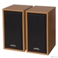 Perfeo колонки "Cabinet" 2.0,  мощность 2х3 Вт  (RMS),  бук дерево,  USB  (PF-84-WD)