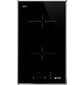 SMEG SE232TX1 Cтеклокерамическая варочная панель,  30 см,  прямой край в рамке из нержавеющей стали