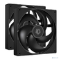Вентилятор для корпуса ID-COOLING AS-140-K DUET  (2 pcs,  140mm,  1800rpm,  72, 2 CFM,  24, 9 дБ,  PWM 4-pin,  white)  (AS-140-K DUET)