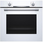 Духовой шкаф Электрический Bosch HBA530BW0S белый / серебристый