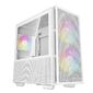 Deepcool CH360 WH без БП,  боковое окно  (закаленное стекло),  2x140мм ARGB LED вентилятор спереди и 1x120мм ARGB LED вентилятор сзади,  белый,  mATX