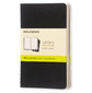 Блокнот Moleskine CAHIER JOURNAL QP313 Pocket 90x140мм обложка картон 64стр. нелинованный черный  (3шт)