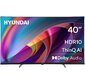 Телевизор LED Hyundai 40" H-LED40BS5100 WebOS Frameless Metal черный / серый FULL HD 60Hz DVB-T DVB-T2 DVB-C DVB-S DVB-S2 USB WiFi Smart TV