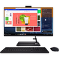 Lenovo IdeaCentre AIO 3 27ALC6 27" FHD  (1920x1080) IPS 250N,  Ryzen 5 7430U,  2x8GB DDR4-3200,  512GB SSD M.2,  Radeon Graphics,  WiFi6,  BT,  5.0MP Cam,  USB KB&Mouse,  NoOS,  Black,  1Y