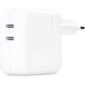 Адаптер Apple A2676 USB-C 35W 2xUSB от бытовой электросети