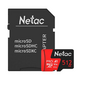 Флеш карта microSDHC 512Gb Class10 Netac NT02P500PRO-512G-R P500 Extreme Pro + adapter