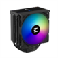 ZALMAN CNPS13X DS BLACK,  120mm FAN,  5 HEAT PIPES,  4-PIN PWM,  600-2000 RPM,  29, 7 DBA MAX,  HYDRO BEARING,  ARGB TOP COVER,  LIVE CPU TEMPERATURE DISPLAY,  FULL SOCKET SUPPORT