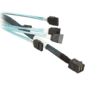 Cable SFF-8643 - 4*SATA  (MiniSAS HD -to- 4*SATA),  1m  (analog LSI00411,  2279800-R,  L5-00221-00)