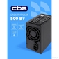 Блок питания CBR ATX 500W,  8cm fan,  20+4pin / 1*4pin / 1*IDE / 2*SATA,  кабель питания 1.2м [PSU-ATX500-08EC] OEM
