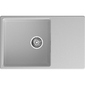 URBAN 678L gray 1-чаша+крыло 780*490мм,  монтаж: врезной,  материал: кварц,  цвет: серый