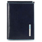 Портмоне Piquadro Blue Square PU3890B2 / BLU2 синий натур.кожа