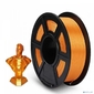 - /  Филамент NVPRINT Silk PLA+ Orange для 3D печати диаметр 1.75мм  длина 330 метров  масса 1 кг