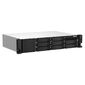 QNAP TS-864eU-8G NAS,  8-tray 3, 5" / 2, 5" w / o HDD,  4-core Intel Celeron N5095 2.0-2.9 GHz,  8GB DDR4 max,  2x2.5GbE LAN,  2U Rackmount,  1x300W PSU.  W / o rail kit RAIL-B02