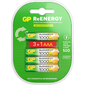 Аккумулятор GP 100AAAHC3 / 1RGY-2CRCB4 40 / 400 AAA NiMH 1000mAh  (4шт) блистер