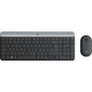 Клавиатура + мышь Logitech MK470 клав:черный / серый мышь:черный USB беспроводная slim  (920-009204)