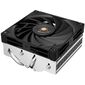 DEEPCOOL AN400 LGA1700 / 1200 / 115X / AM5 / AM4 низкопрофильный 52, 5 mm  (27шт / кор,  TDP 150W,  PWM,   Fan 120mm,  4 тепл. Трубок,  Copper Base,  White LED,  черный) RET