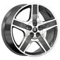 Легковой диск КиК 8, 5 / 20 5*108 Diamond Black Gris