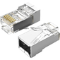 Коннектор Vention RJ45  (8p8c),  FTP,  cat. 6,  под витую пару,  экранированный  (50шт.)