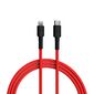 USB кабель ZMI USB-кабель ZMI AL875 USB Type-c to Lightning PP braided Cable 1.5m red (ZMKAL875CNRD)