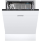 Посудомоечная бытовая машина HOMSair DW65L /  встраиваемая,  598х815х550 мм,  12 комплектов,  6 программ,  49 дБ,  А++,  расход воды - 11 л.