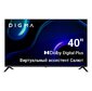 Телевизор LED Digma 40" DM-LED40SBB36 Салют ТВ Frameless Metal черный / черный FULL HD 60Hz DVB-T DVB-T2 DVB-C DVB-S DVB-S2 USB WiFi Smart TV