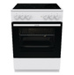 Плита Электрическая Gorenje GEC6A11WG белый стеклокерамика  (без крышки)