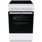 Плита Электрическая Gorenje GEC5B41WG белый стеклокерамика  (без крышки)