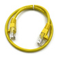 Патч-корд Buro UTP 4 пары cat5E CCA molded 0.5м желтый RJ-45  (m)-RJ-45  (m)