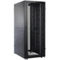 Шкаф серверный ПРОФ напольный 42U  (800x1000) дверь перфор. 2 шт.,  черный,  в сборе